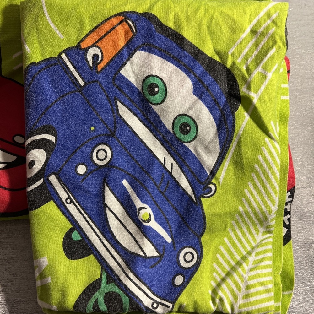 VintageDisney Pixar Cars Lightning McQueen TWIN 3 Piece Sheet Set - Picture 2 of 5